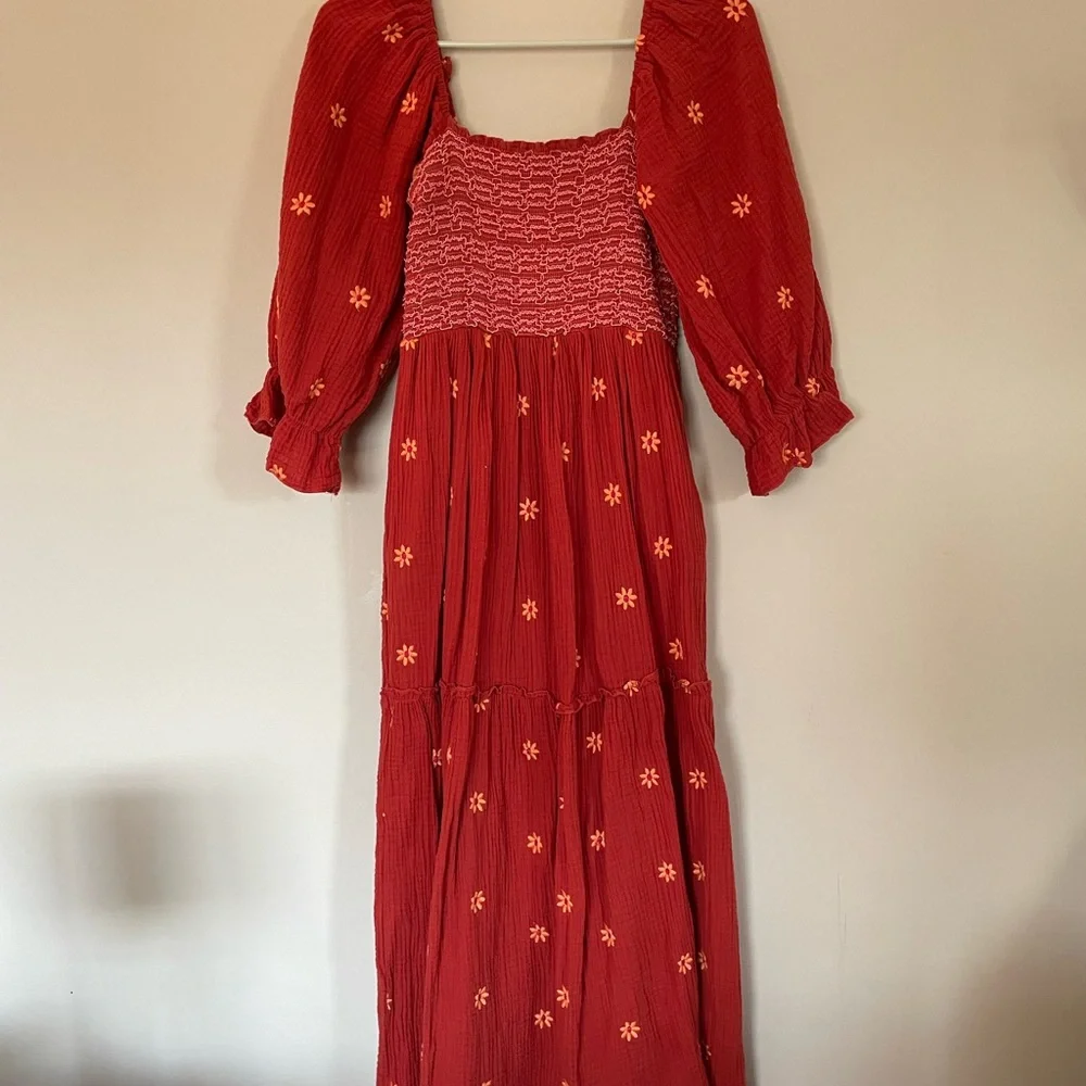 Rust boho dress - Picture 2 of 5